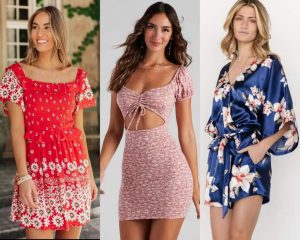 Various summer floral dress styles