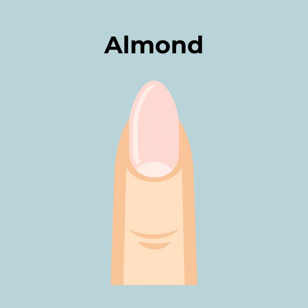 almond nail shape