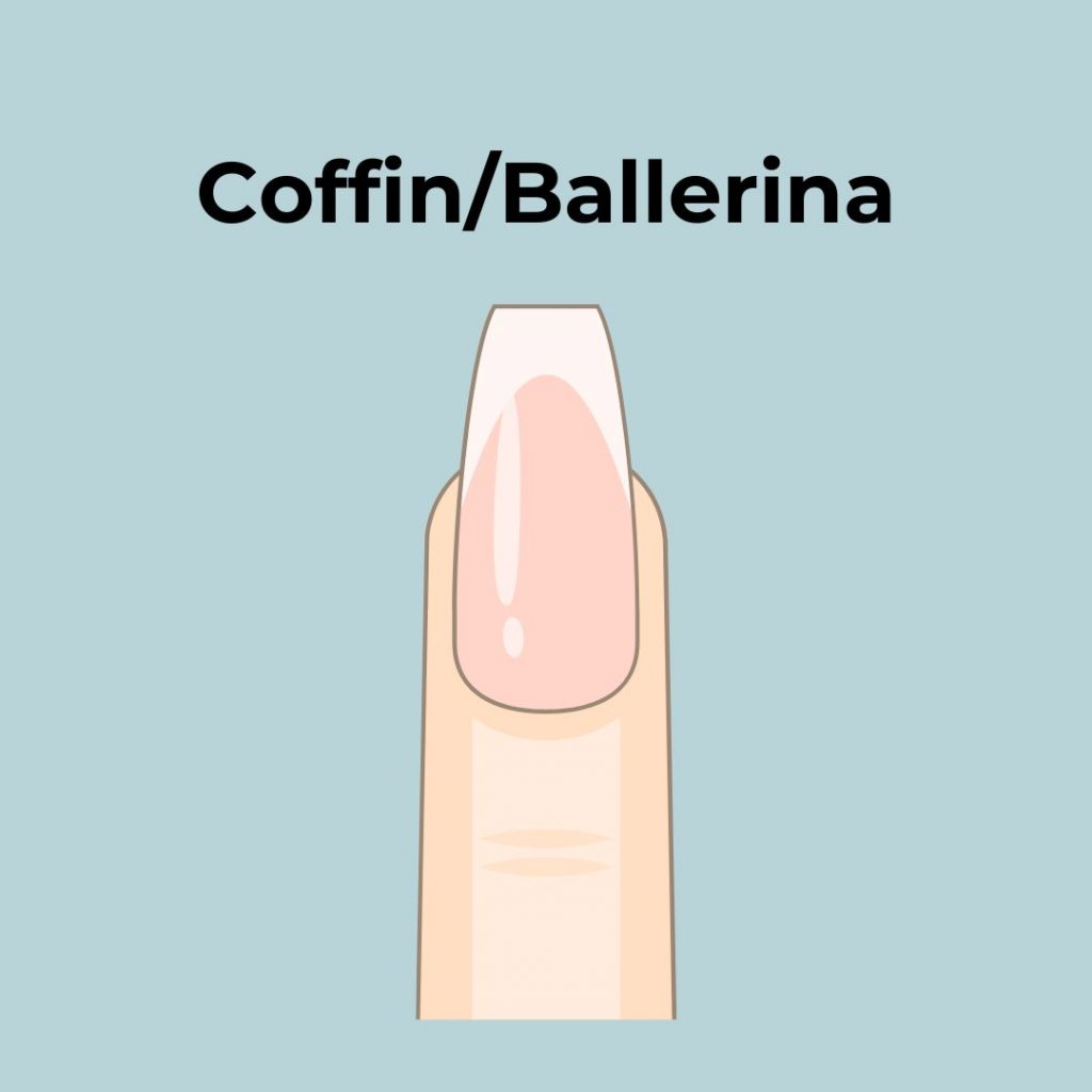 coffin nail shape