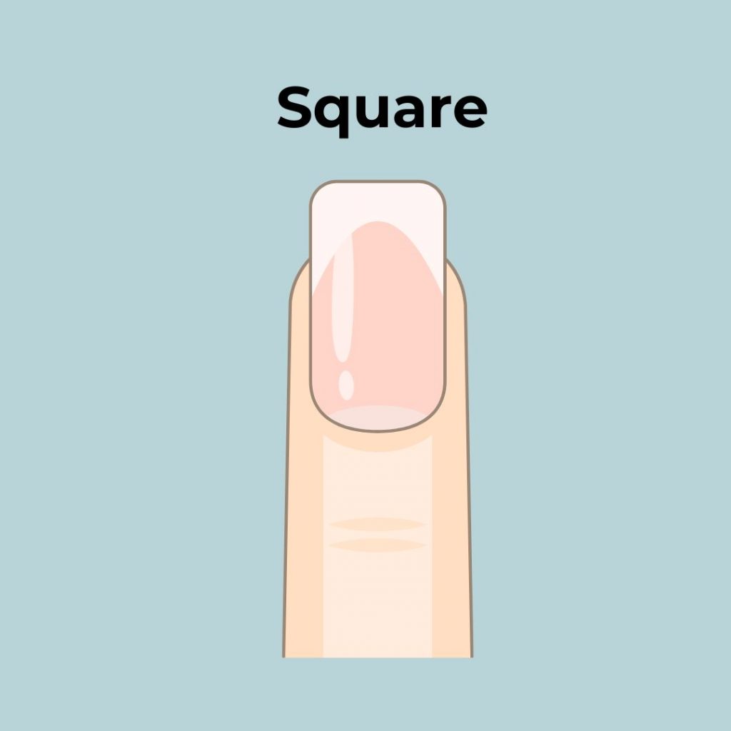 square nail shape