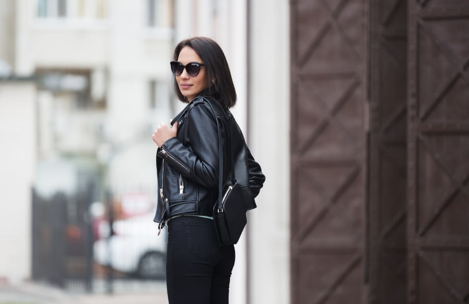 leather jacket for every occasion 
