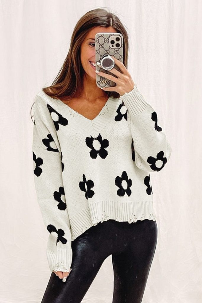 Floral Pullover
