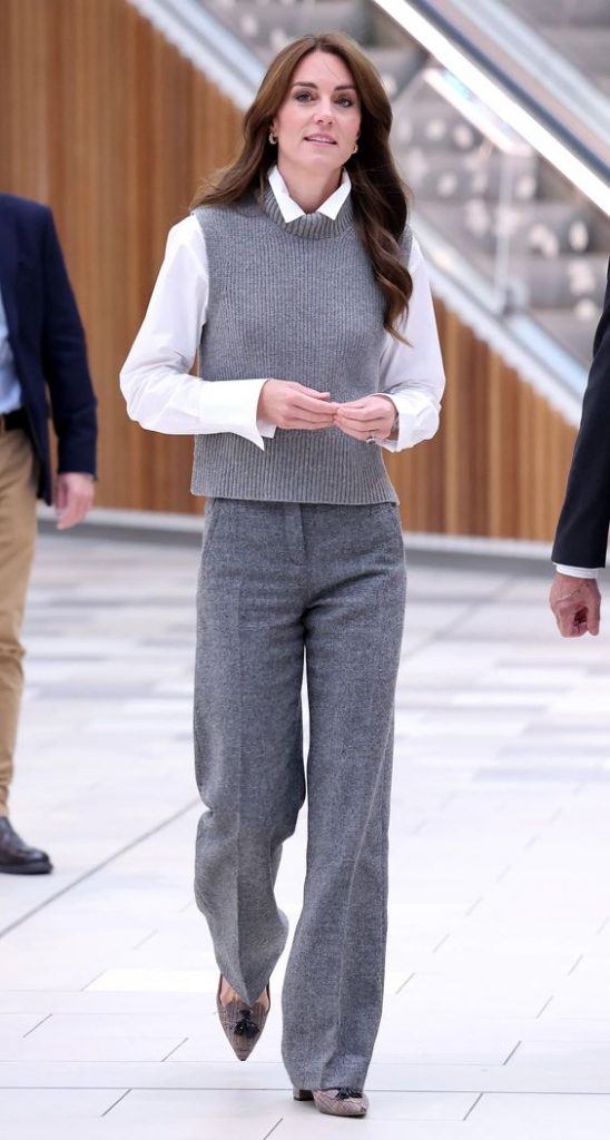 The Gray Sweater Vest with Trousers