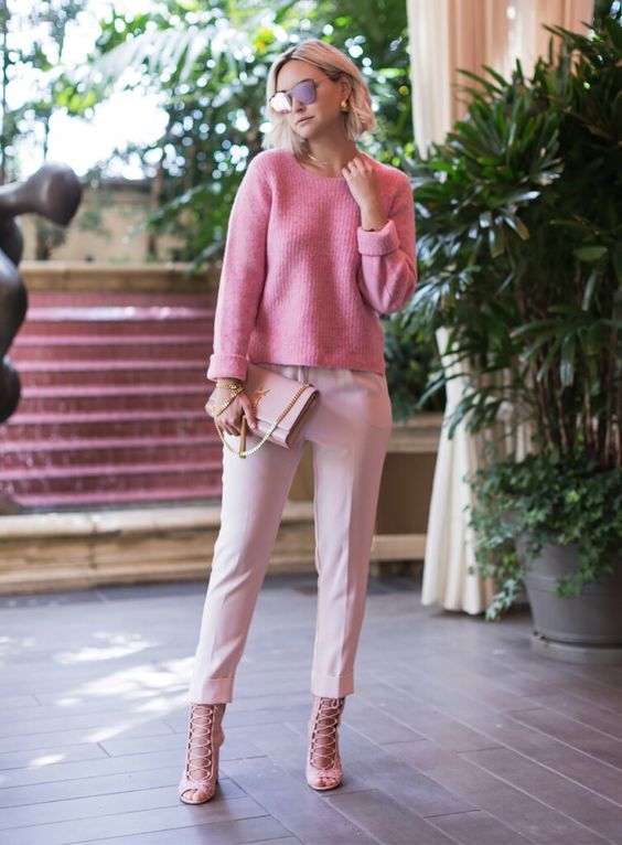 The Light Pink Monochrome Outfit
