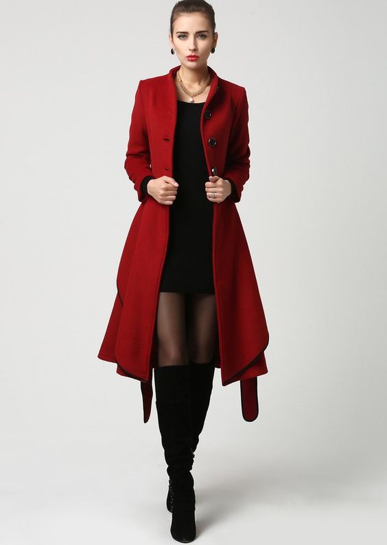 Cashmere Coat with Dress