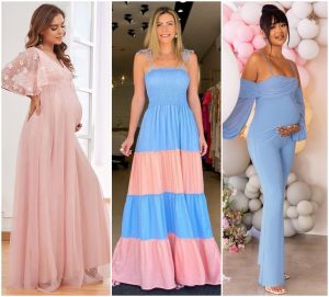 gender reveal mom outfits