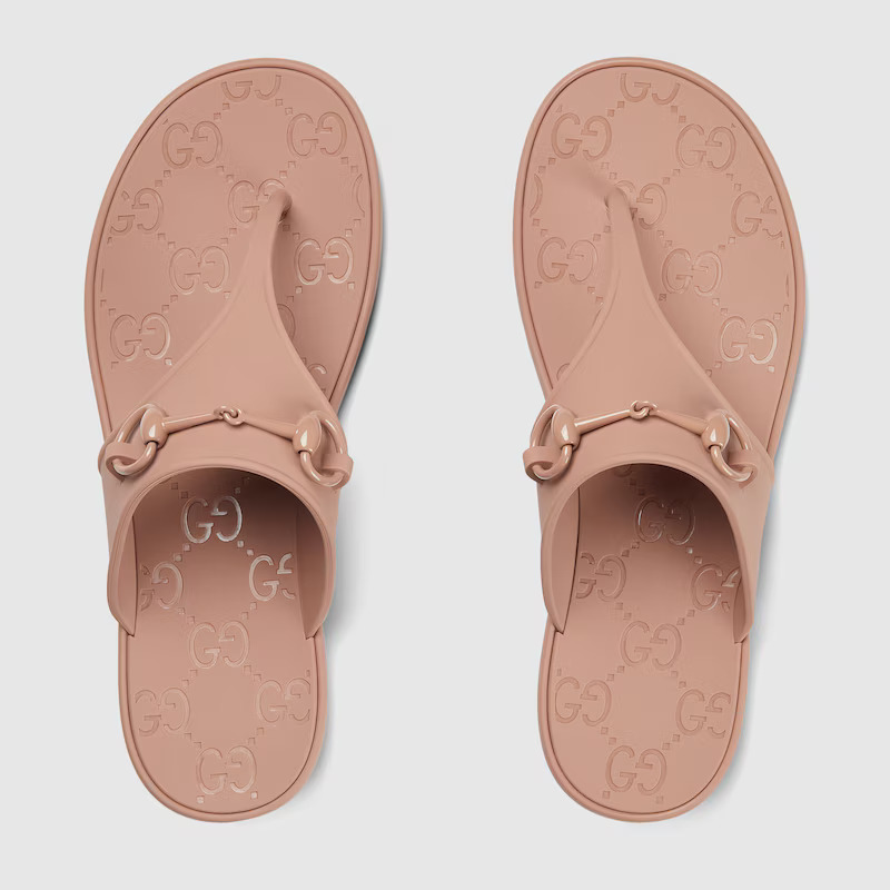Gucci Thong Sandal with Horse-bit